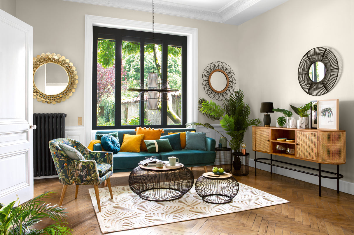 Триместен разтегателен диван atmosphera Jack, Велур, Тюркоаз, 214x86x83 cm