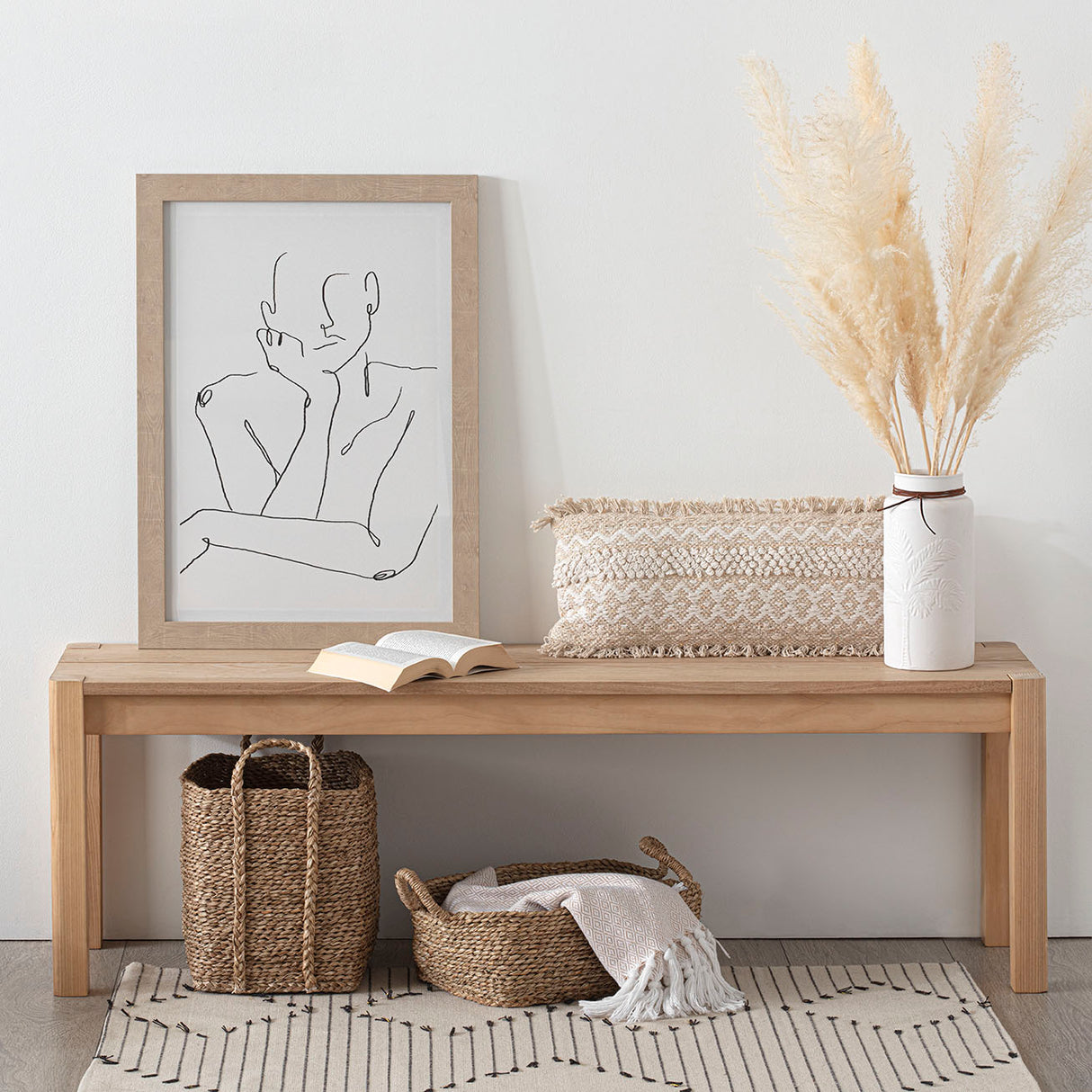 Сет правоъгълен сгъваем кош atmosphera Kilian, В.25/31/41 cm, 3 бр