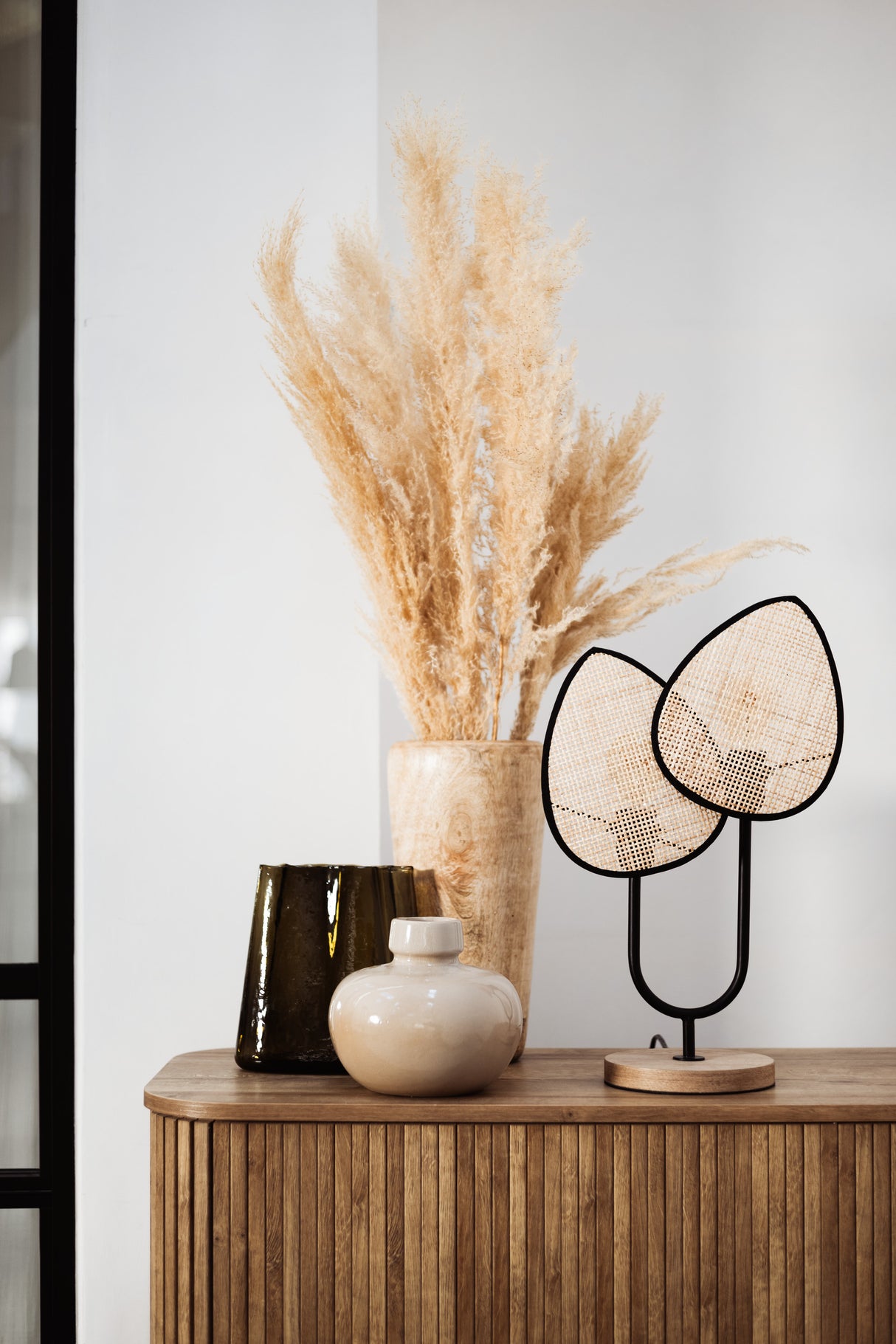 Изкуствено растение atmosphera Natural Pampa, 65см, 6бр, Бежов