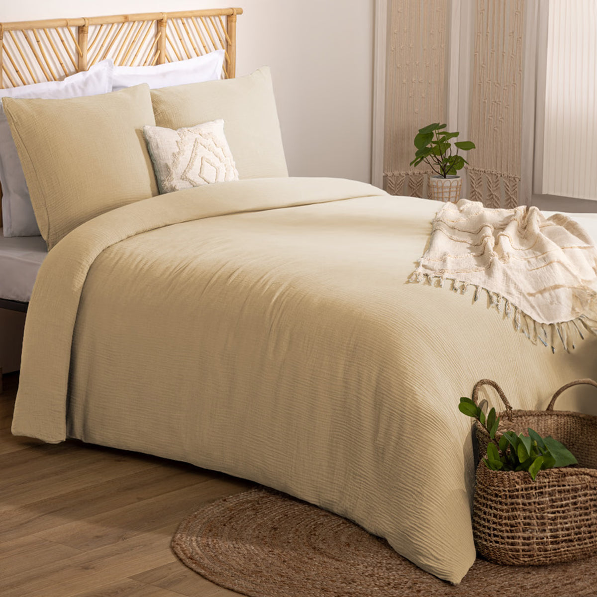 Спално бельо atmosphera Origines, 260x240 cm, Памук с ефект лен