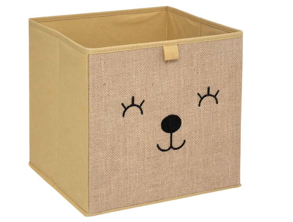 Детска кутия за съхранение atmosphera Teddy bear, 29x29 см