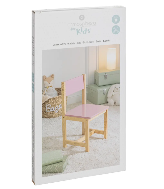 Детски стол Аtmosphera Classic, Розов