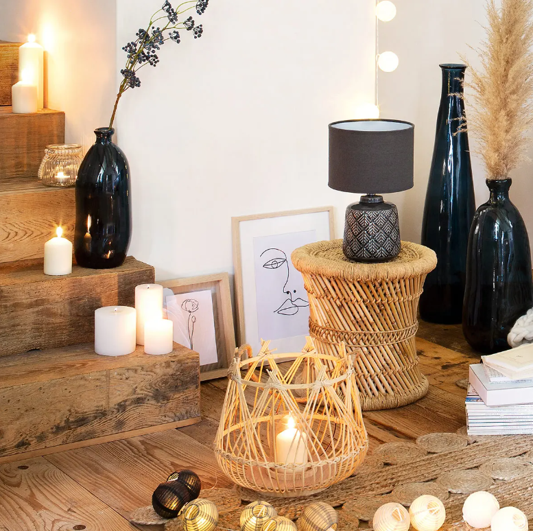 Нощна лампа atmosphera Ilou, 35 cm