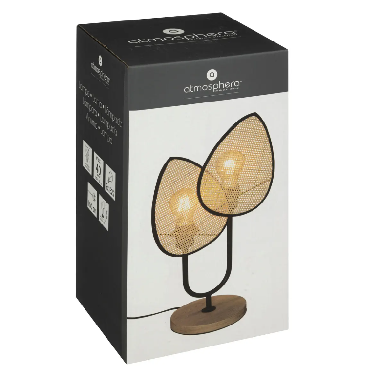 Нощна лампа atmosphera Olime, 44 cm