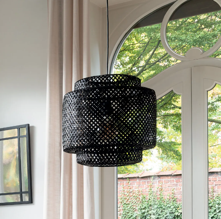 Пендел atmosphera Liby, 40 cm,Черен, Бамбук