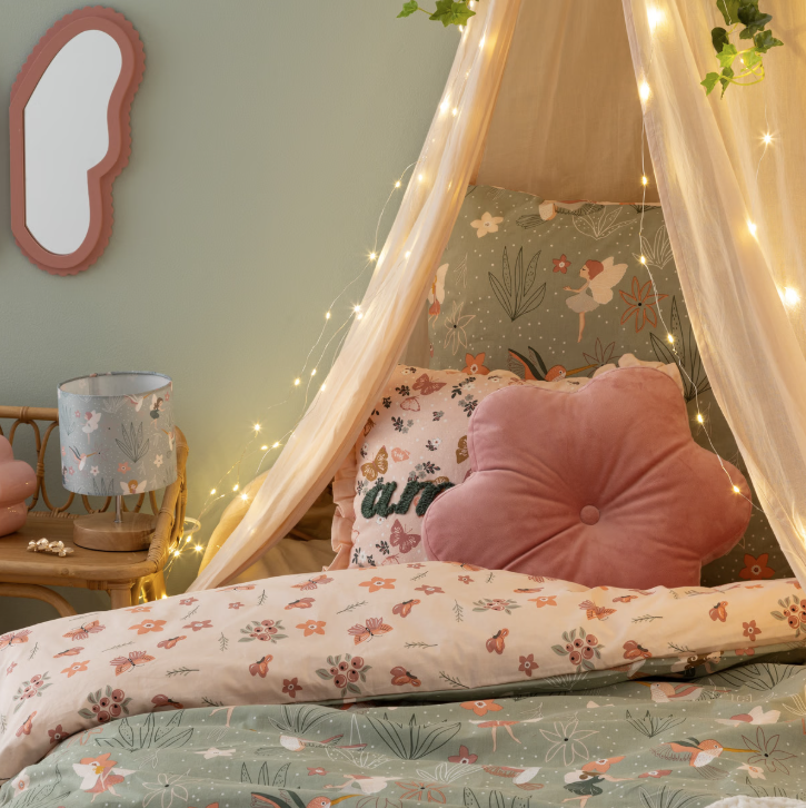 Детска възглавница atmosphera Amelia, Розов, 38x38 cm