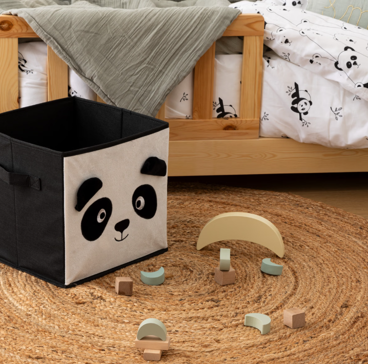 Детска кутия за съхранение Panda, 29x29 см