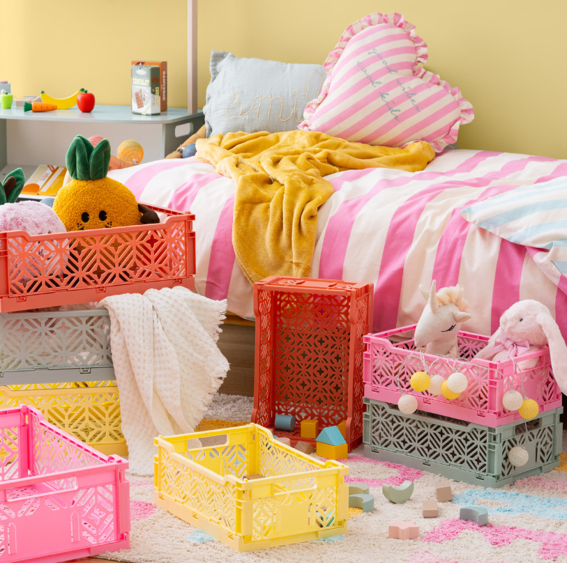 Детска сгъваема щайга Atmosphera Arry, 40x30x15 cm