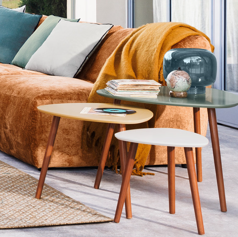 Холна маса atmosphera Mileo, 34x46x60 cm, 3 бр