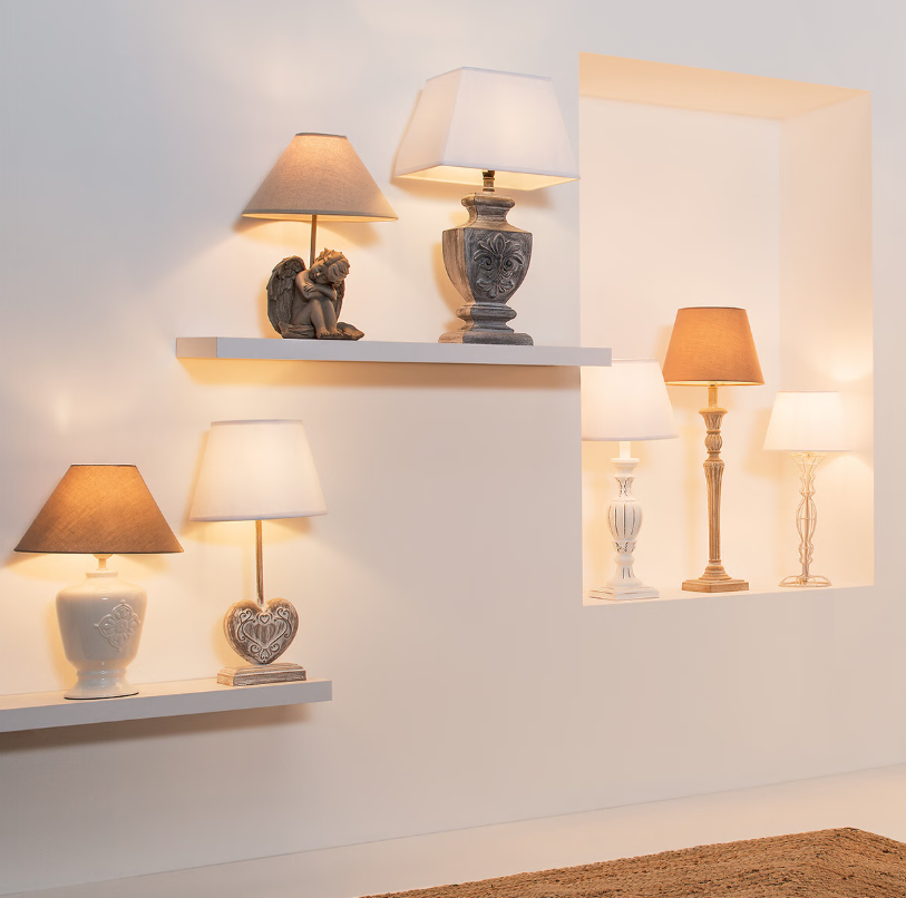 Настолна лампа atmosphera Renzo, 56 cm, Дърво