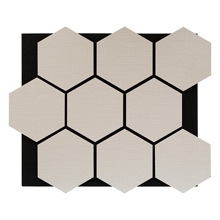 Декоративен панел atmosphera Hexagon, 56x69 cm, Бежов, MDF