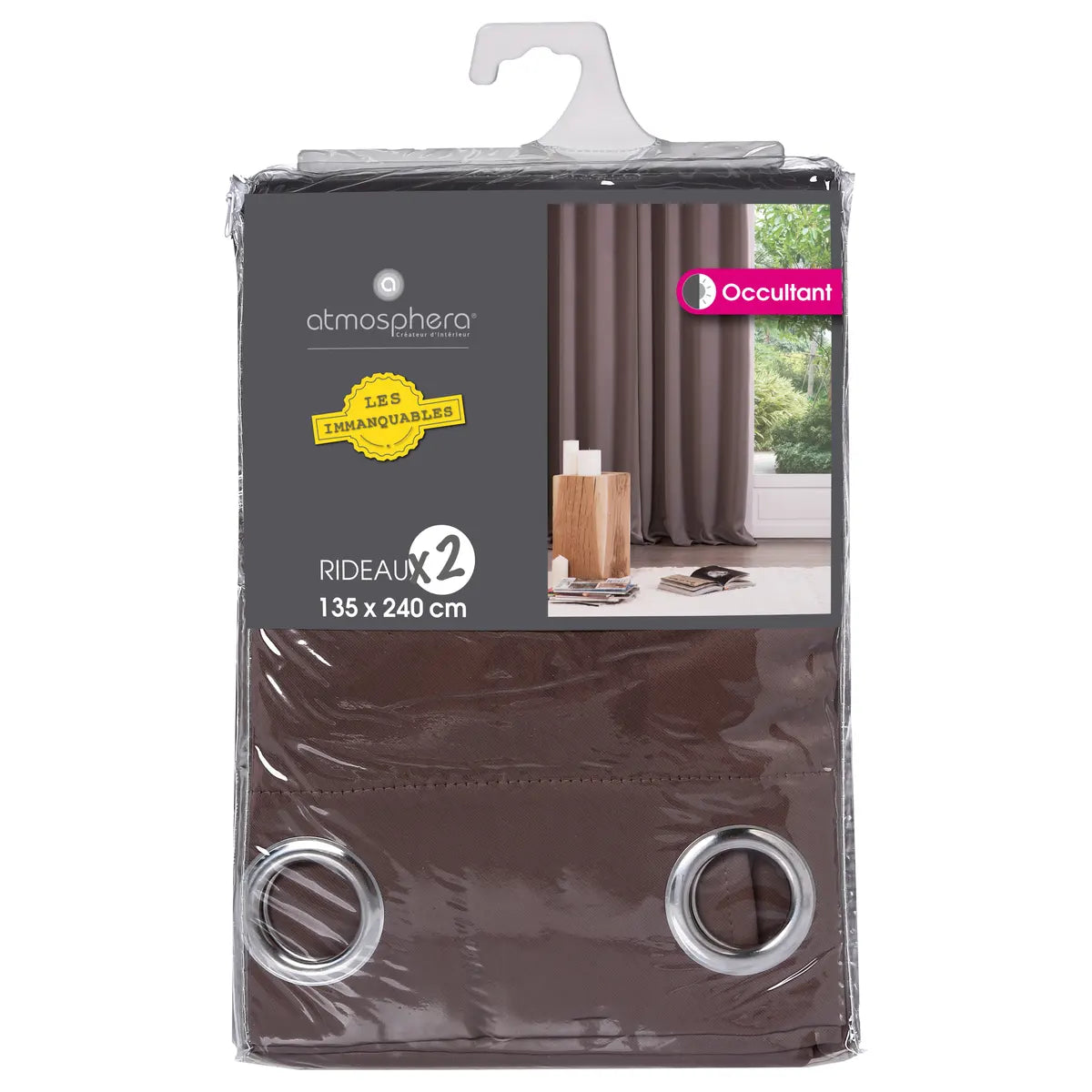 Комплект блекаут завеси atmosphera, 135x240 cm, 2 бр