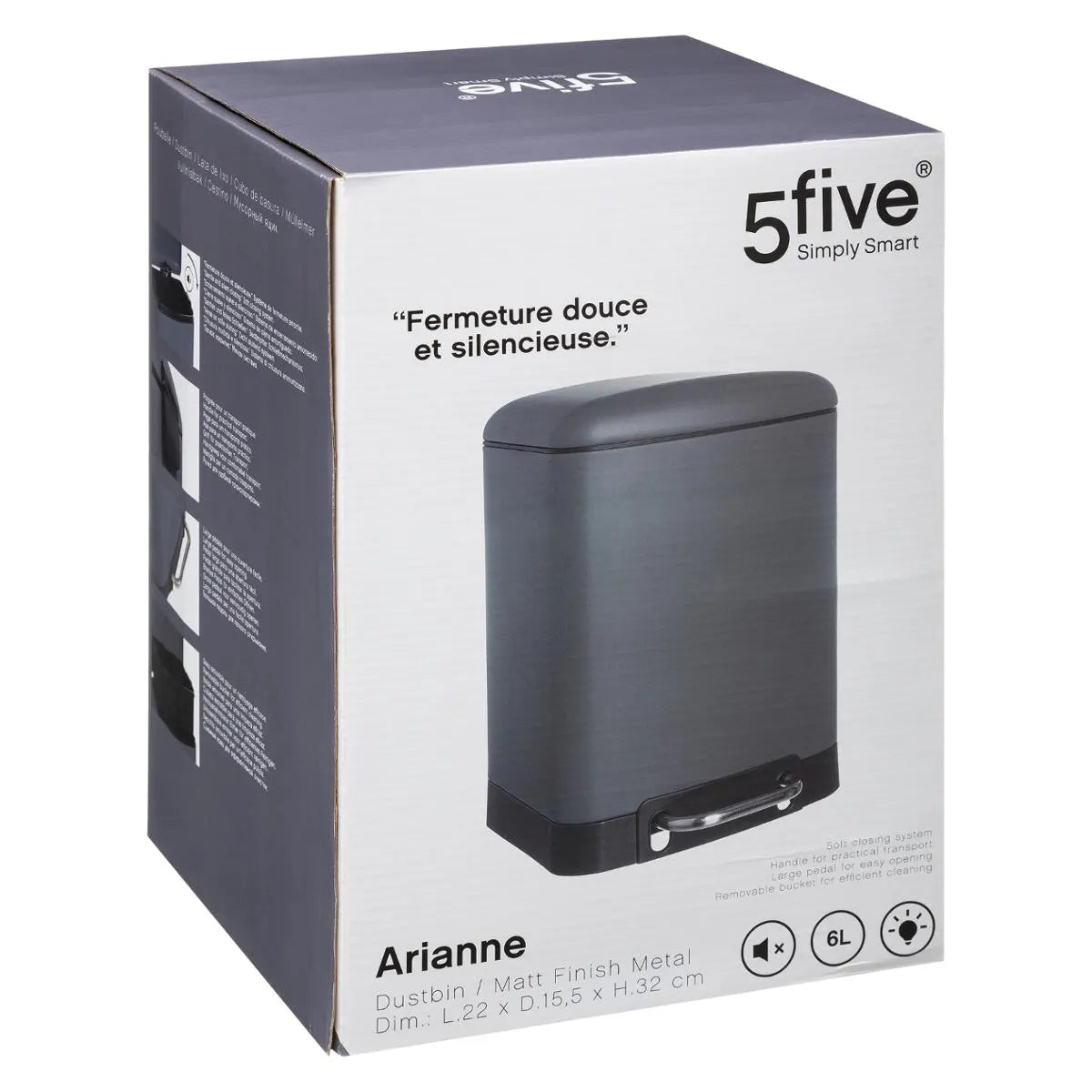 Кош 5five Ariane, Метал, 6 L