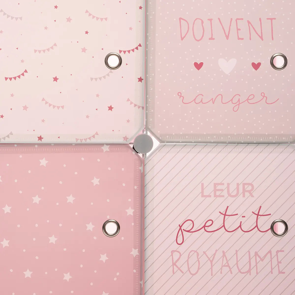 Детски текстилен гардероб atmosphera, 139 cm, Розов