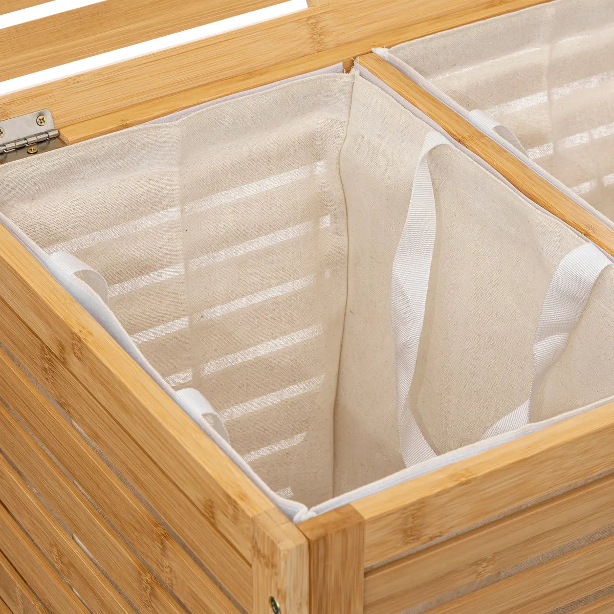 Кош за пране 5five Sicela, Бамбук, 100 l