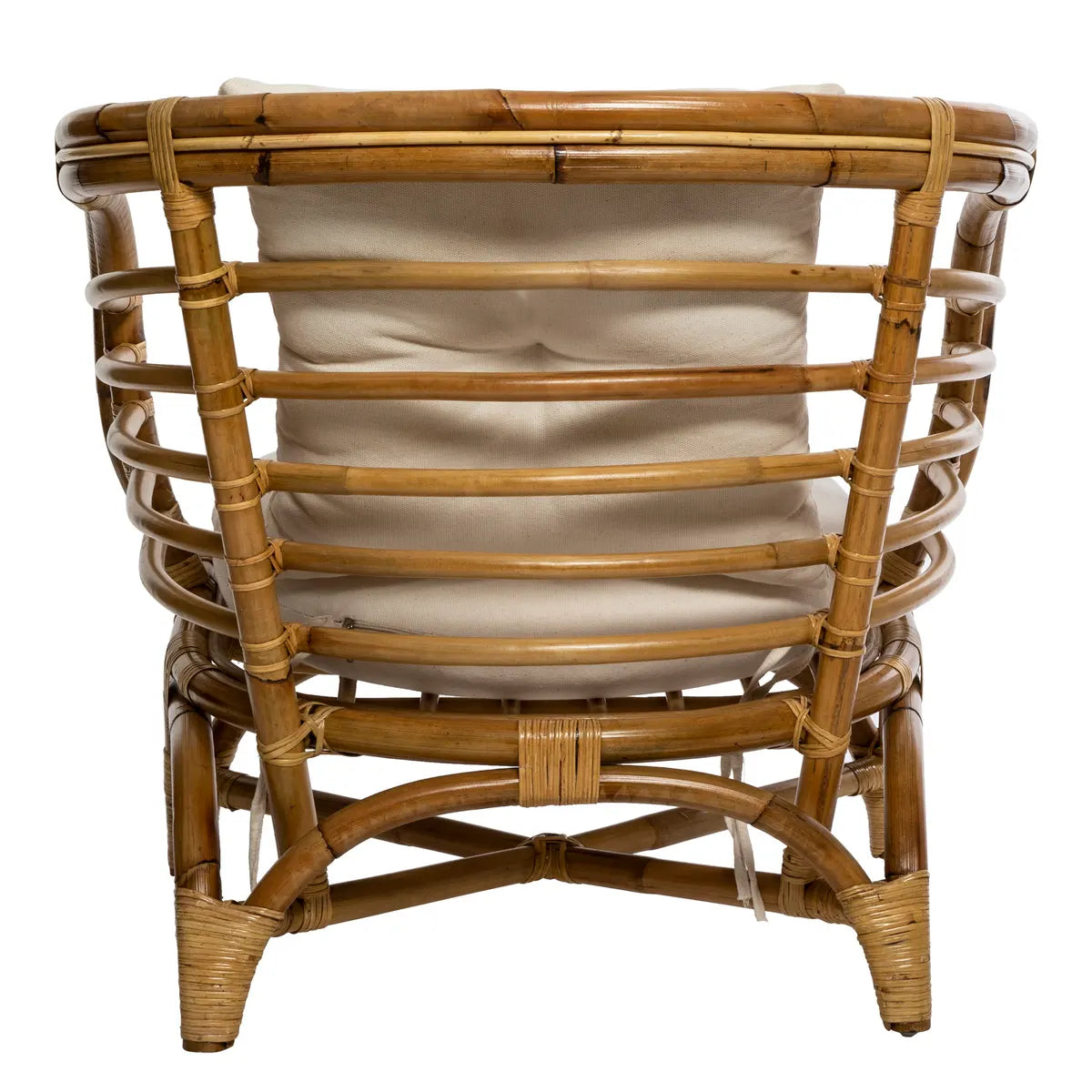 Кресло atmosphera Farah, Ратан, Бял