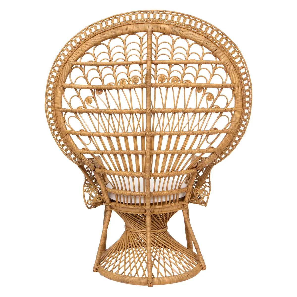 Кресло atmosphera Takta, Ратан, Бял