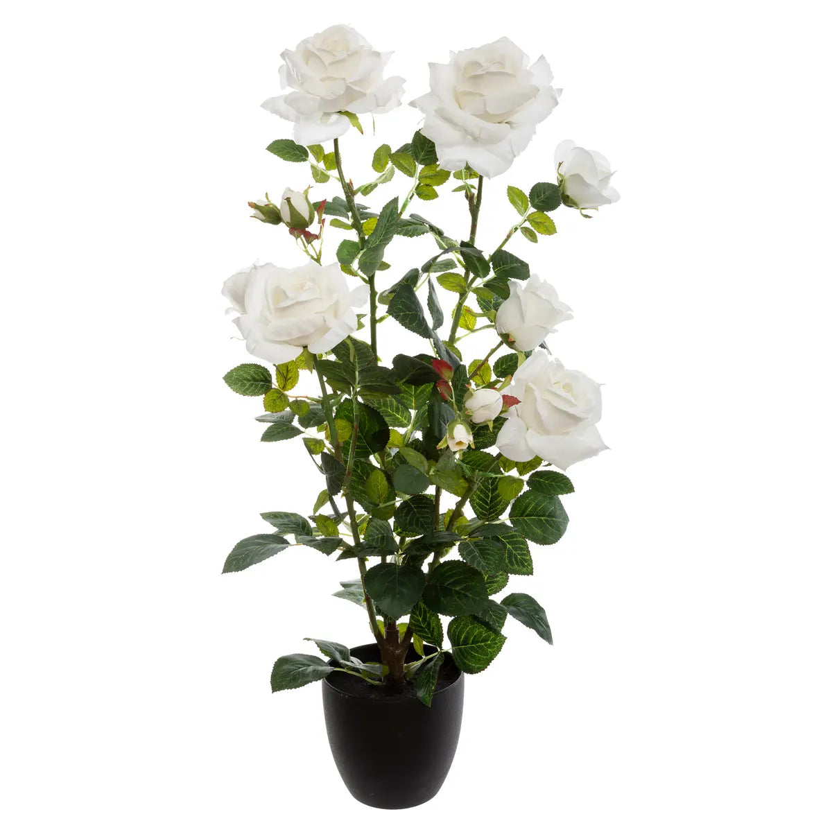 Изкуствено цвете atmosphera Rosebush, 74 cm,Асорти