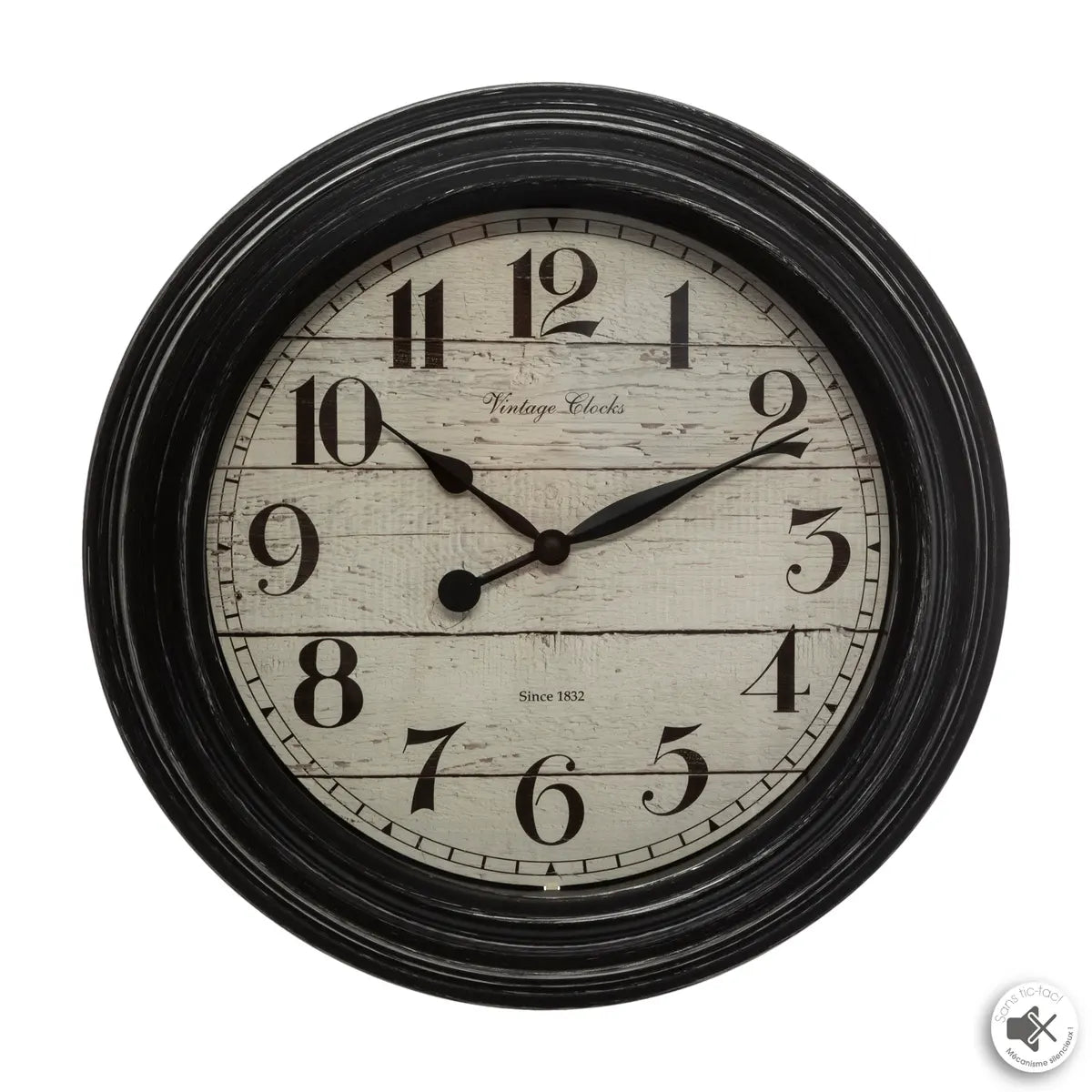 Стенен часовник atmosphera Elyssa, С орнаменти, Ø29 см, Пластмаса