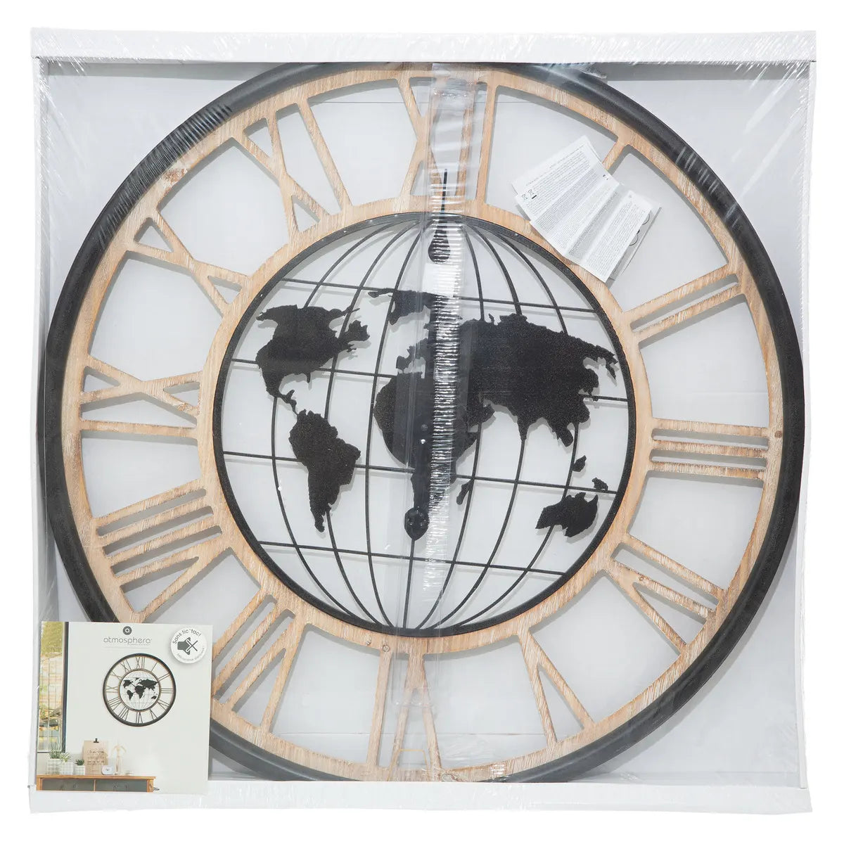 Стенен часовник atmosphera Alessio, Световен, Ø67 см, Метал