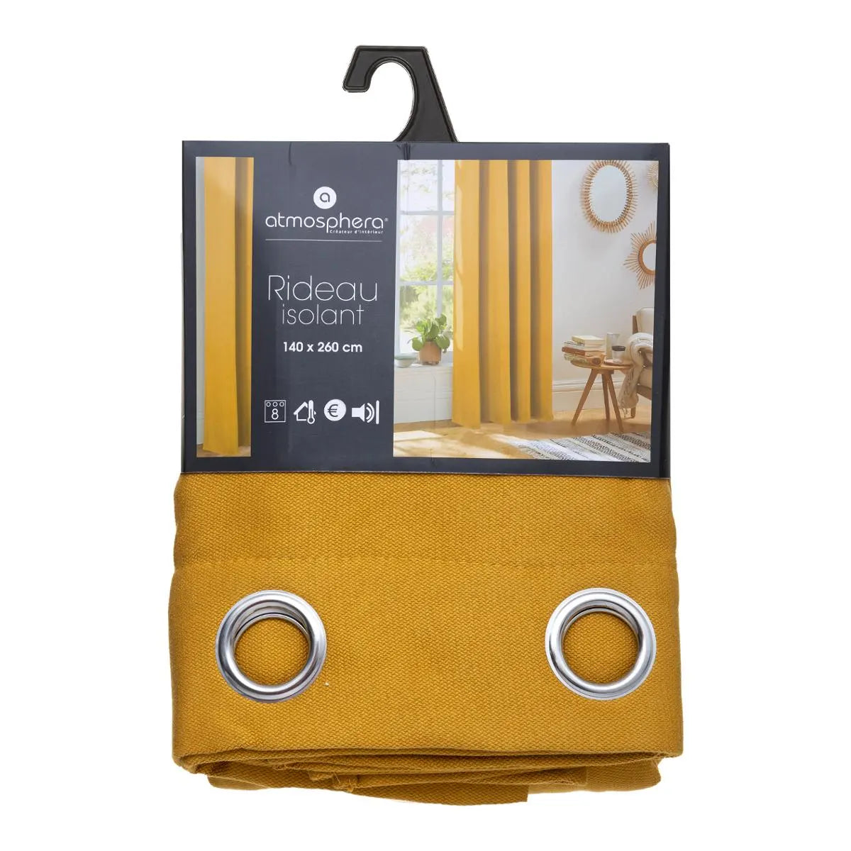 Термо завеса atmosphera Isa, 140x260 cm