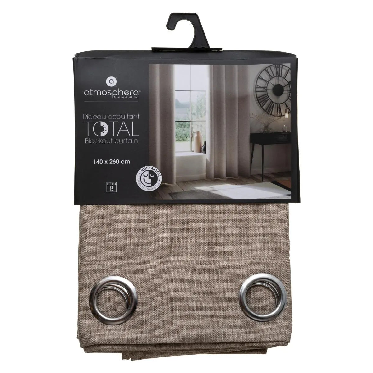 Блекаут завеса atmosphera Lua, 140x260 cm