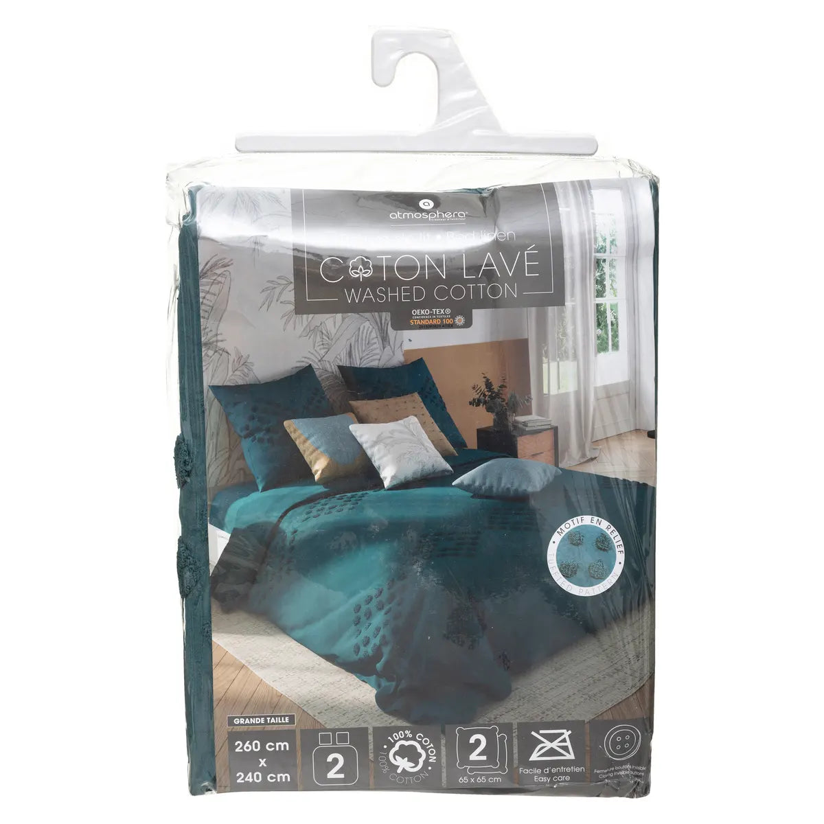 Спално бельо atmosphera Vilma, 260x240 cm, Релефен памук