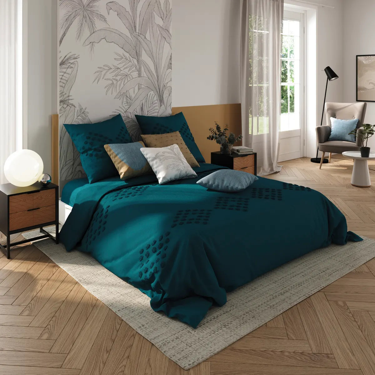 Спално бельо atmosphera Vilma, 260x240 cm, Релефен памук