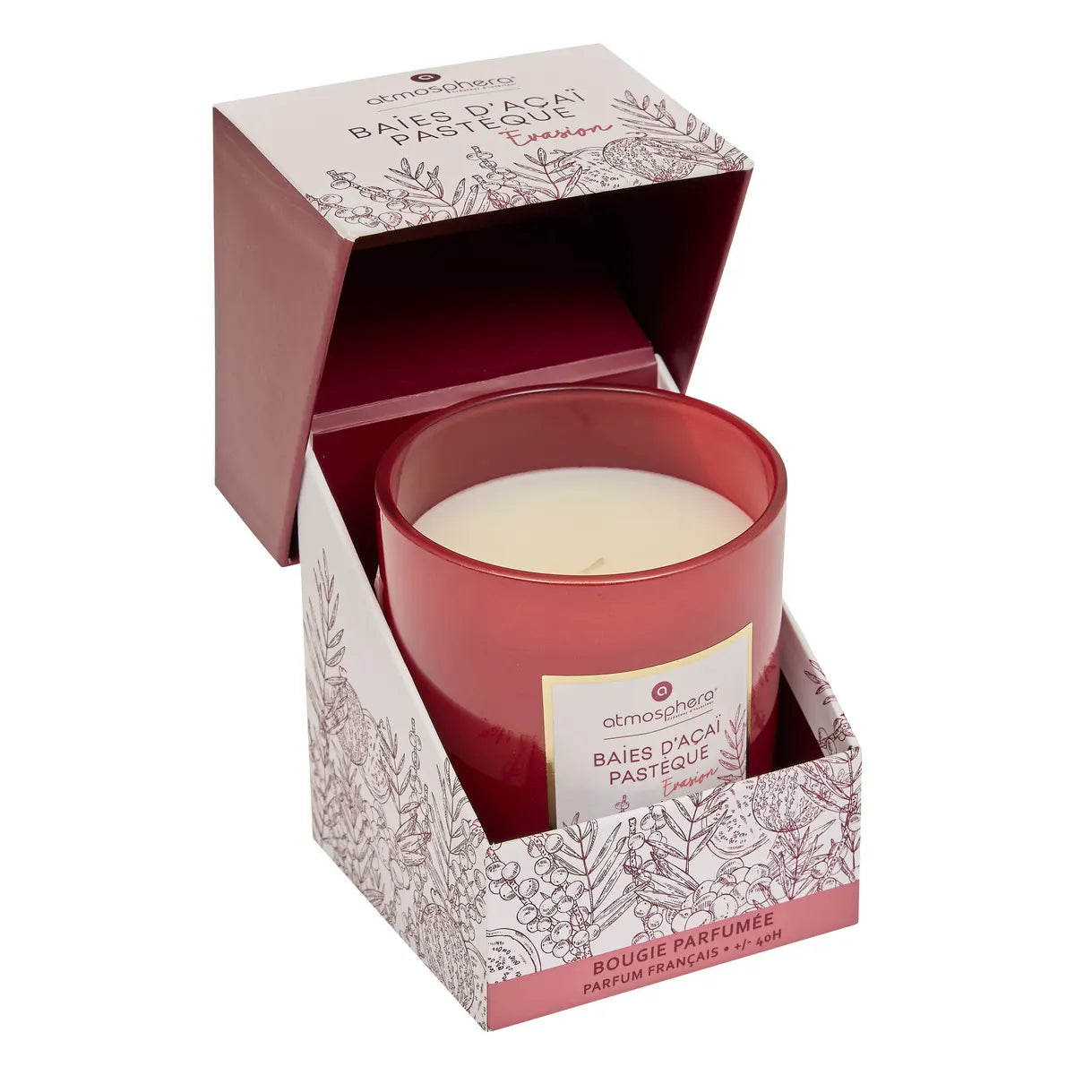 Ароматна свещ atmosphera Mael, Стъкло, 190 g