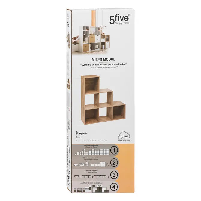 Рафт 5five Mix'n Modul Natural, Стъпаловиден