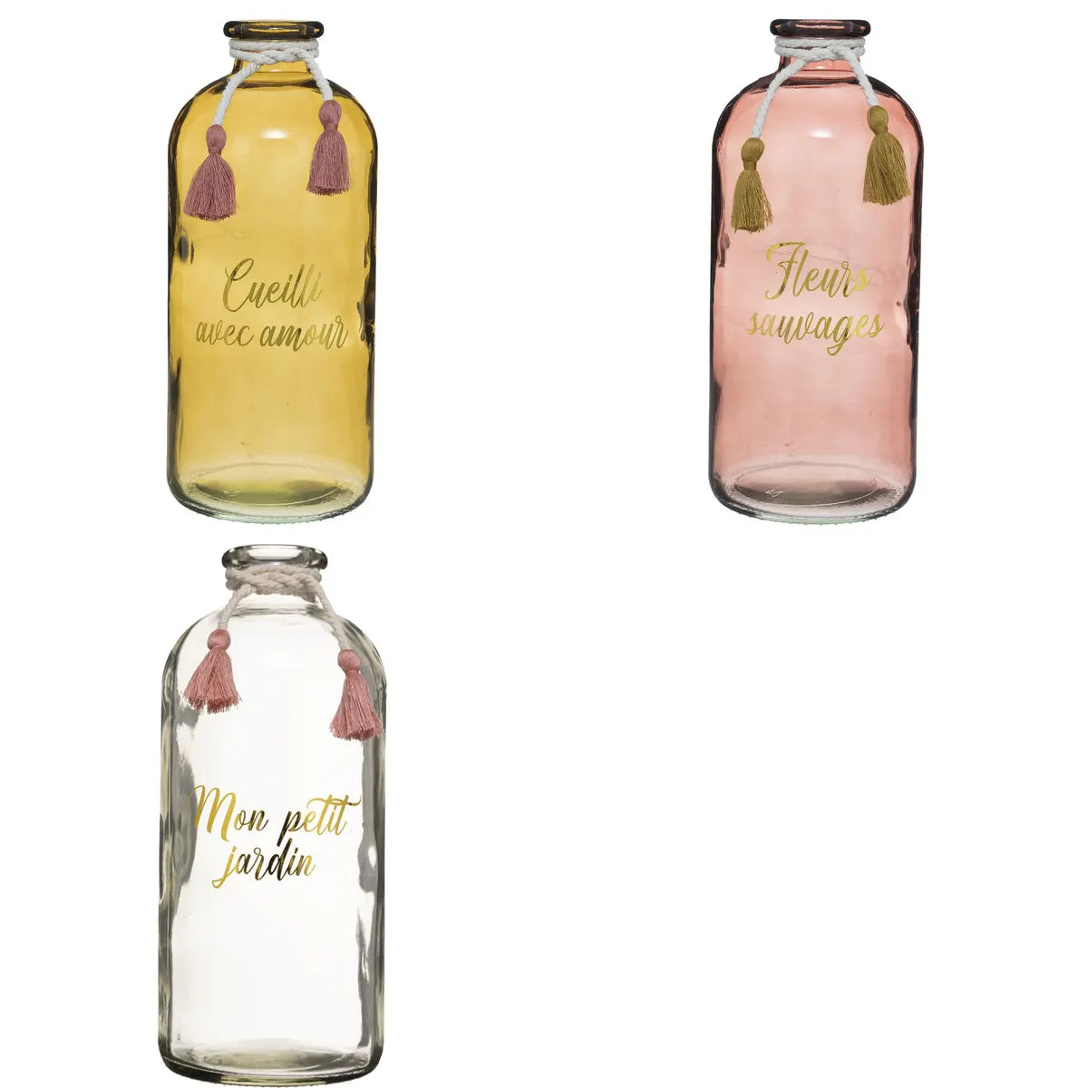 Ваза atmosphera Carmen, Жълт, 25 cm