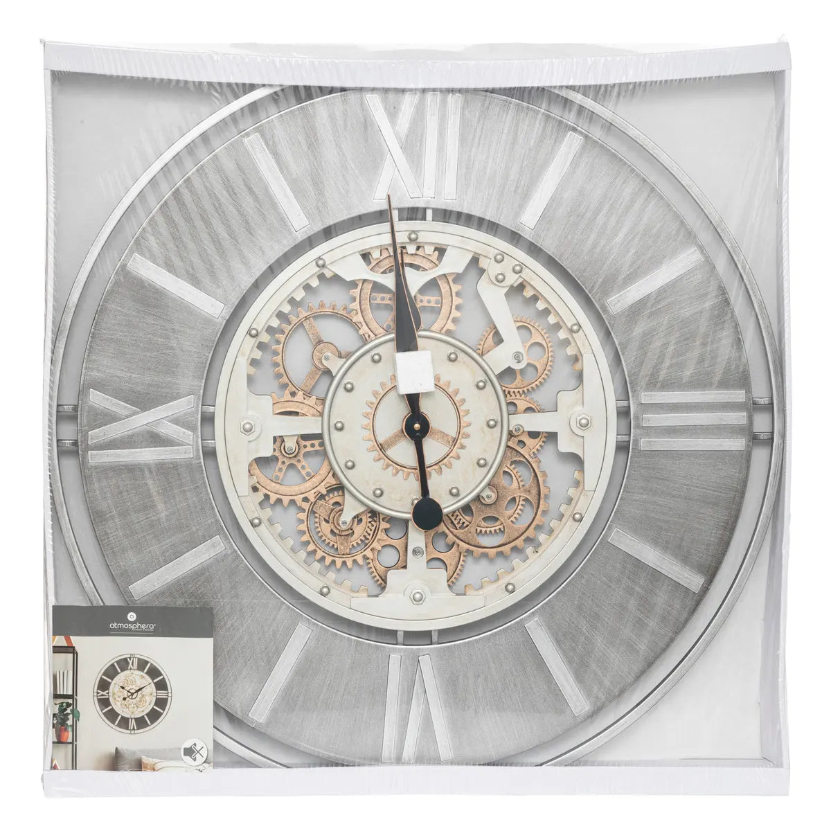 Стенен часовник atmosphera Soul, Механизъм, Ø70 см, Метал