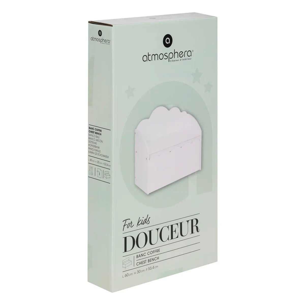 Детска пейка със съхранение atmosphera Cloud, MDF