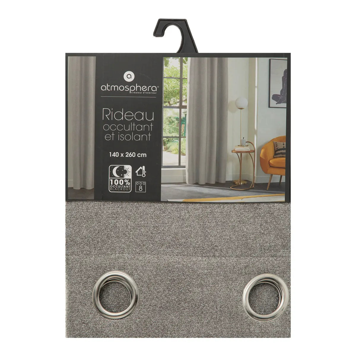 Термо блекаут завеса atmosphera, 140x260 cm