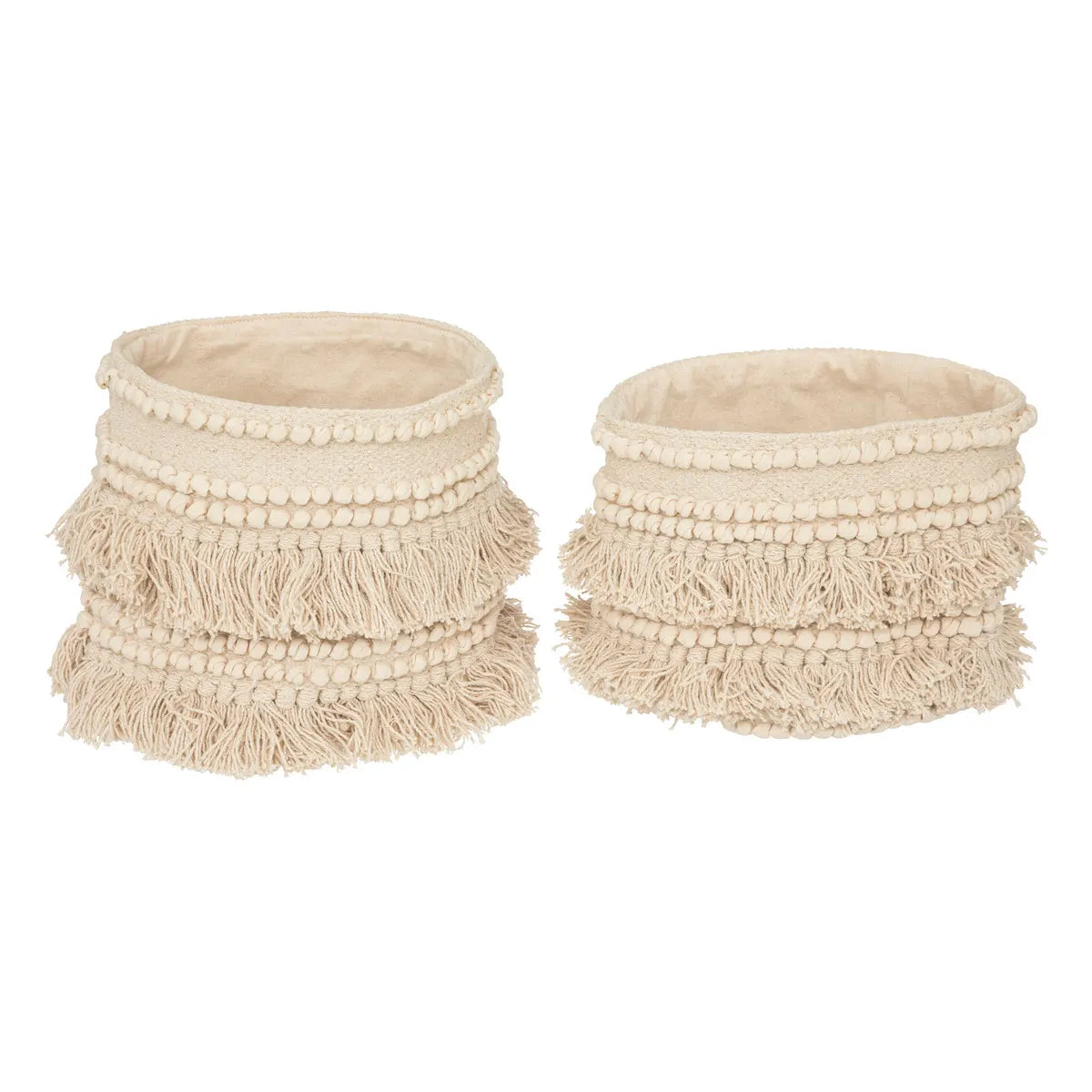 Сет сгъваем кош atmosphera Sea view, Памук, Бежов