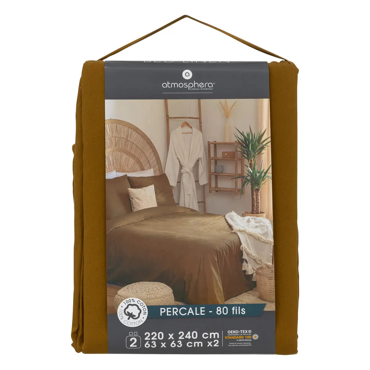 Спално бельо atmosphera Landiha, 240x220 cm, Памук перкал