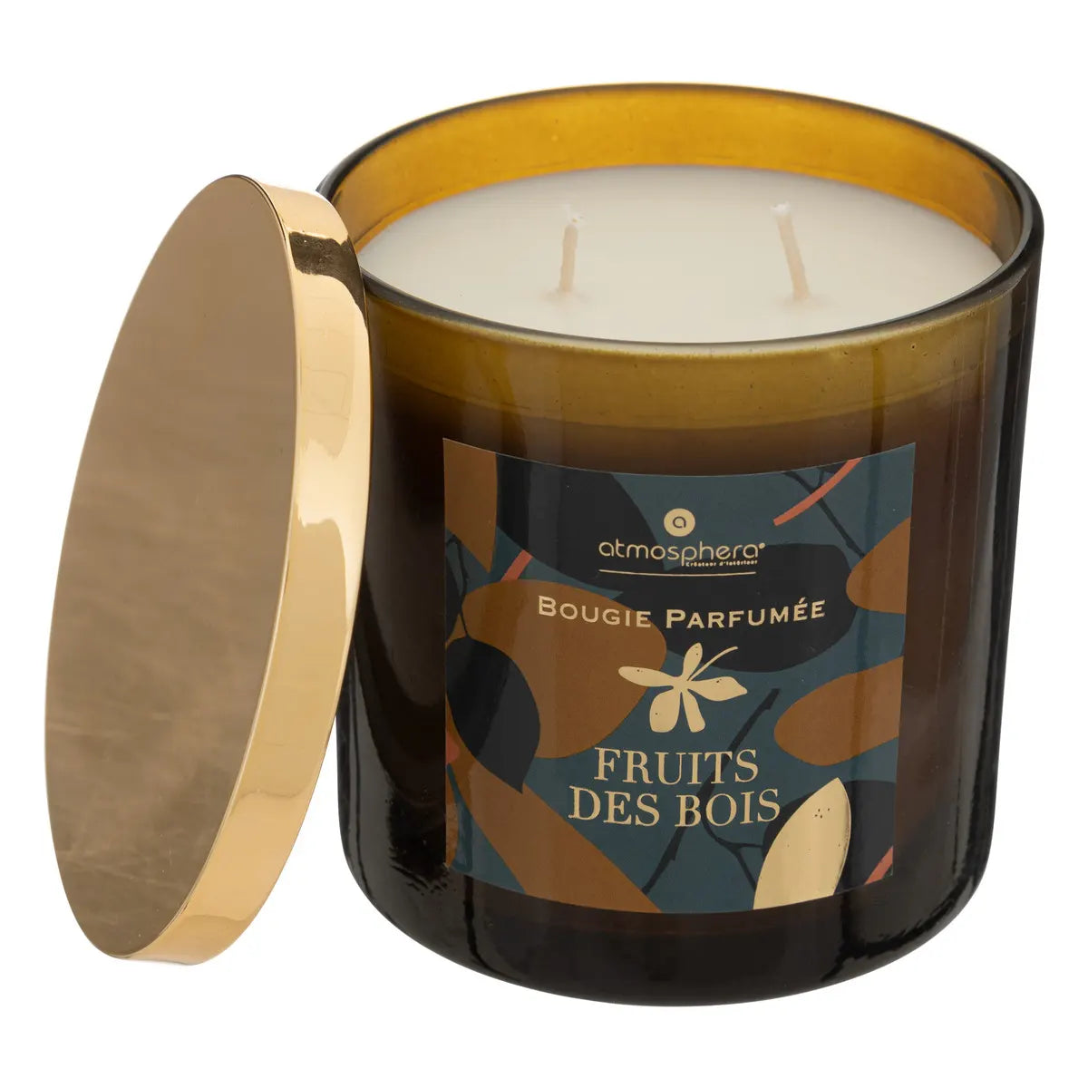 Ароматна свещ atmosphera Plum, Стъкло, 400 g