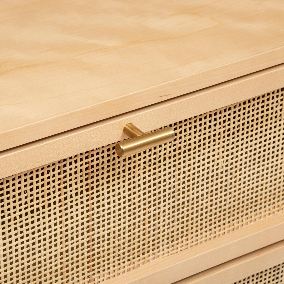 Скрин atmosphera Rayo, 6 чекмеджета, 120x40cm, MDF, Бреза