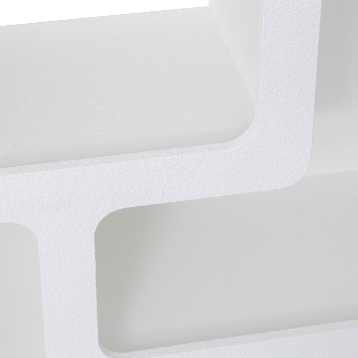 Етажерка atmosphera Soleya, 4 ниши, 75x30 cm, Бял