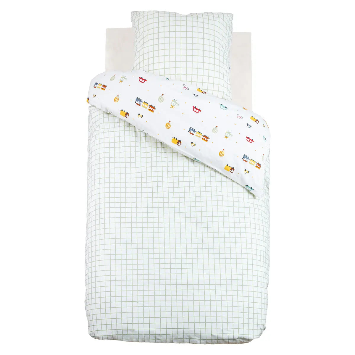Детско двулицево спално бельо atmosphera Cars, 140x200 cm, Памук