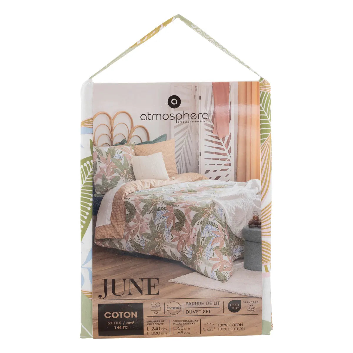 Спално бельо atmosphera June, 240x220 cm, Памук с ефект лен