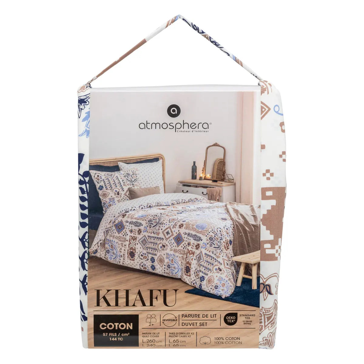 Спално бельо atmosphera Khafu, Памук, 260x240 cm