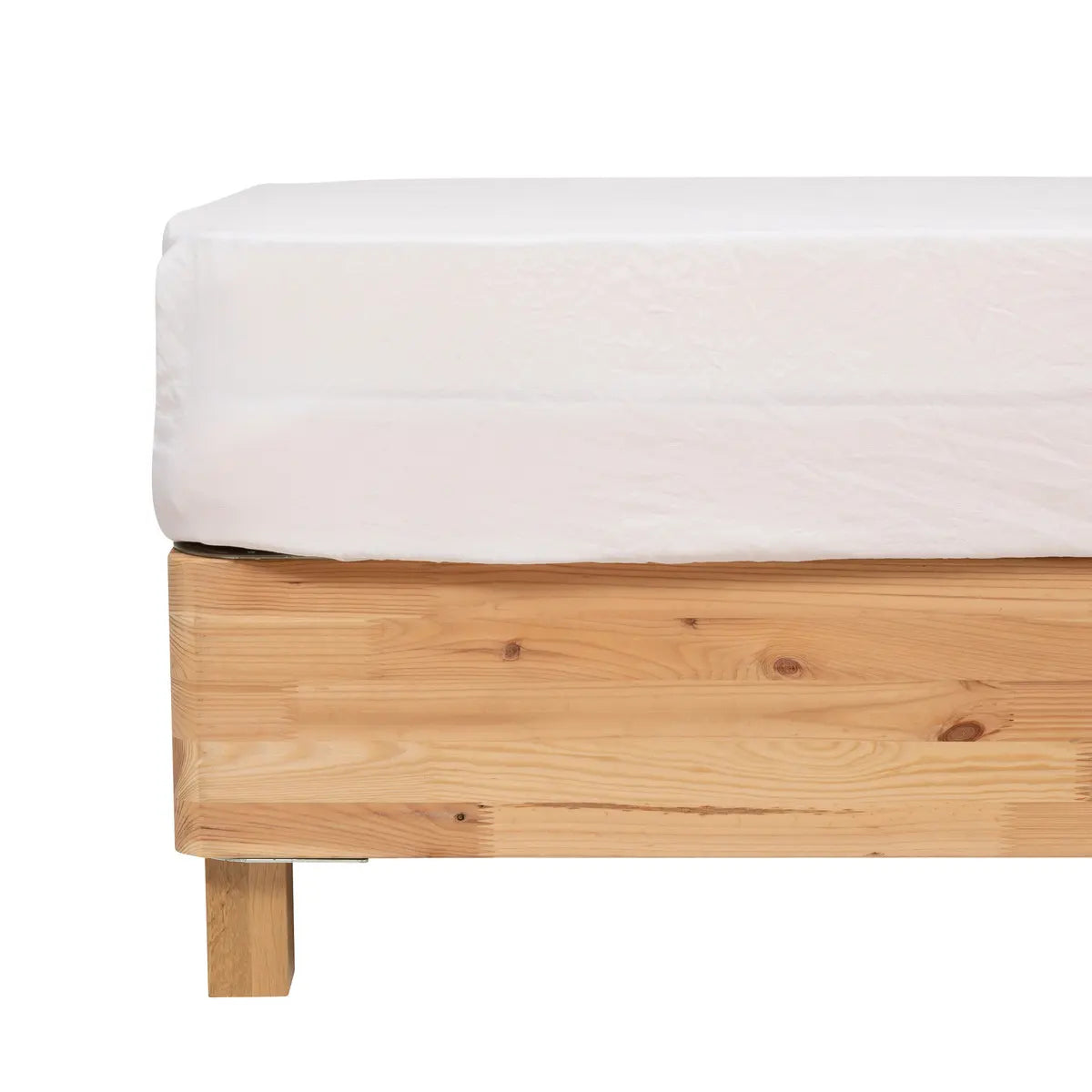 Еластичен чаршаф atmosphera Priscia, 140x190 cm, Бял