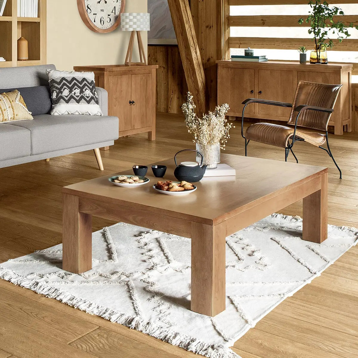 Холна маса atmosphera Amal, 130x80x40 cm, Дърво