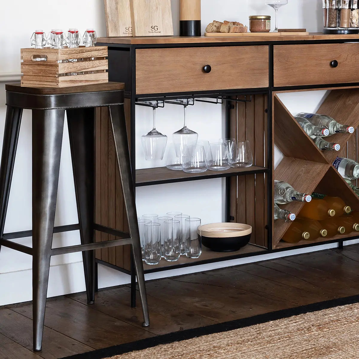 Бар стол atmosphera Joris, Метал