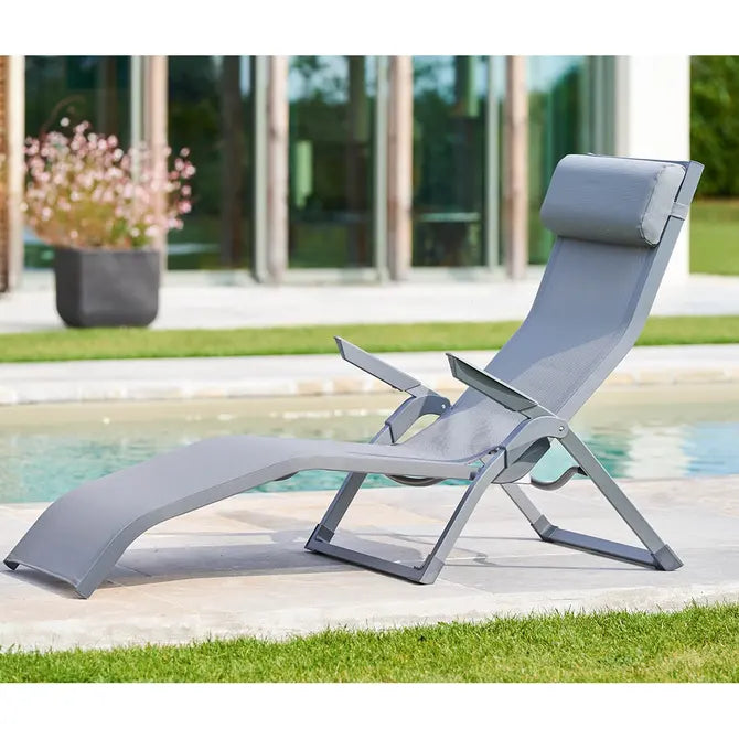 Сгъваем шезлонг Hesperide Decima, Алуминий