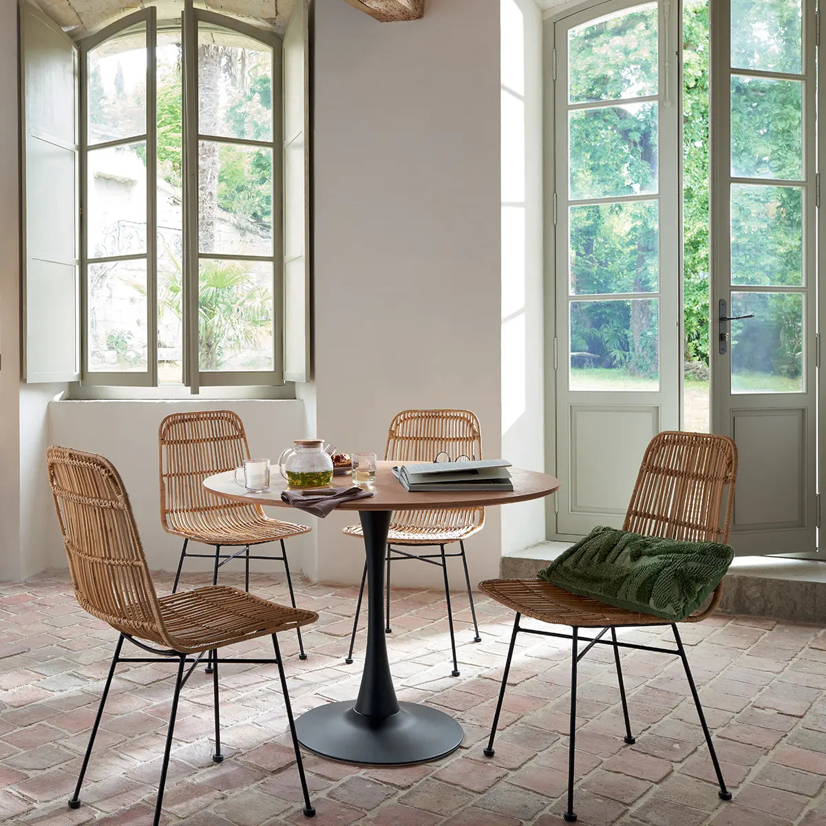 Трапезен стол atmosphera Kubu, Ратан