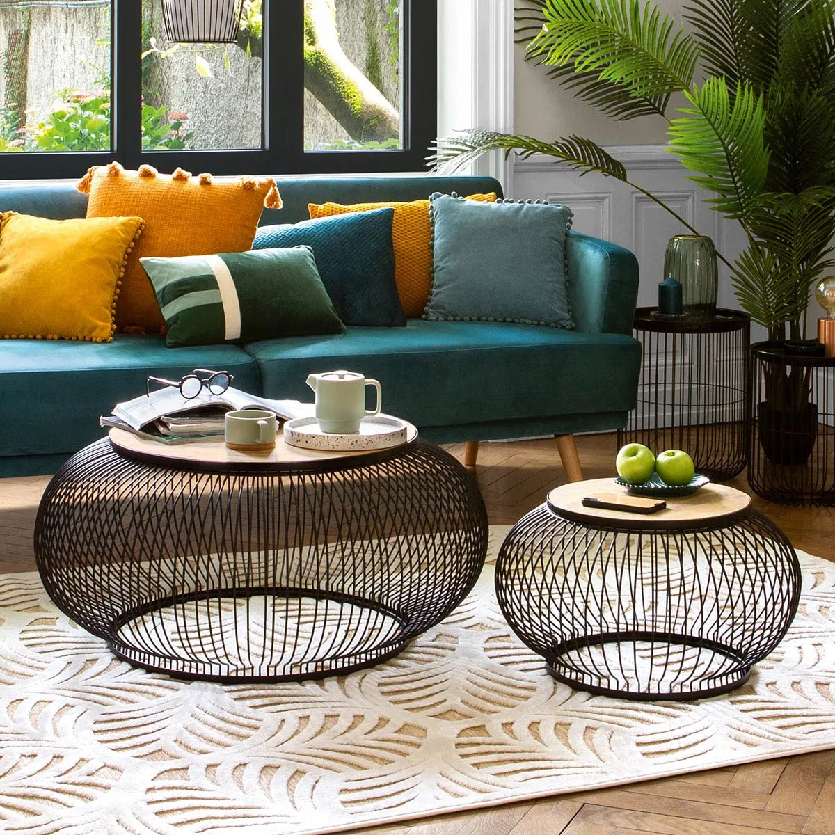 Холна маса atmosphera Esther, Мангово дърво, 2 броя