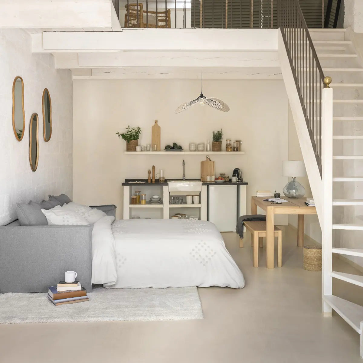 Спален комплект atmosphera Ivory, Релефен памук