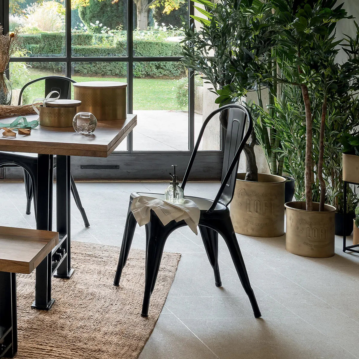 Трапезен стол atmosphera Niko, Метал